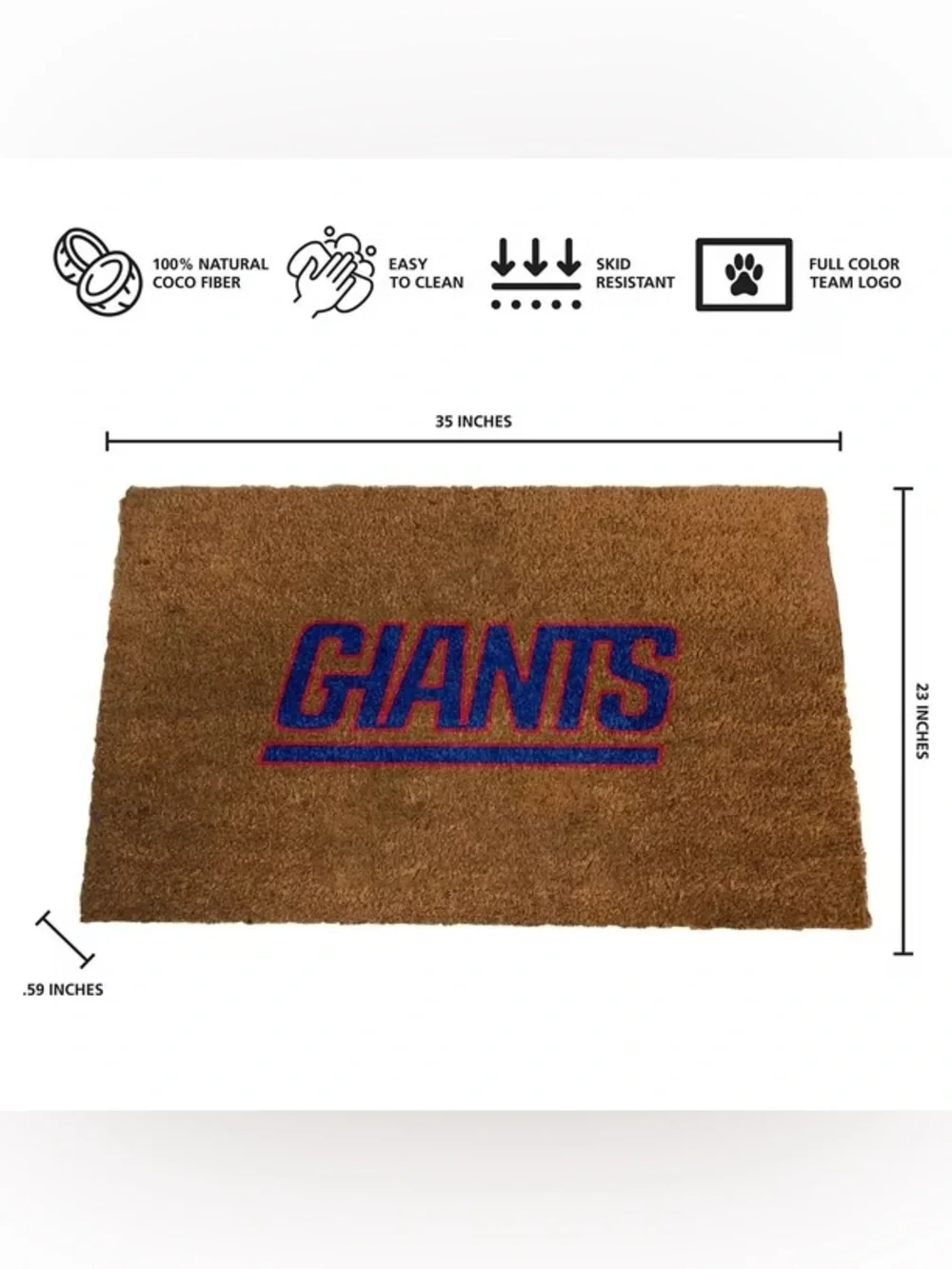 New York Giants Offically licensed Doormat